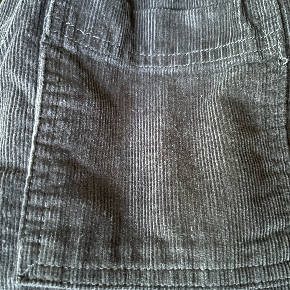 Hanna Andersson kids Dark Gray Corduroy Pants elastic waist sz 16 NEW - Picture 6 of 7